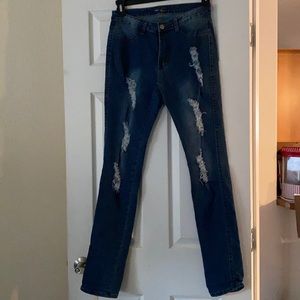 Junior's High Rise Jeans- Size 13